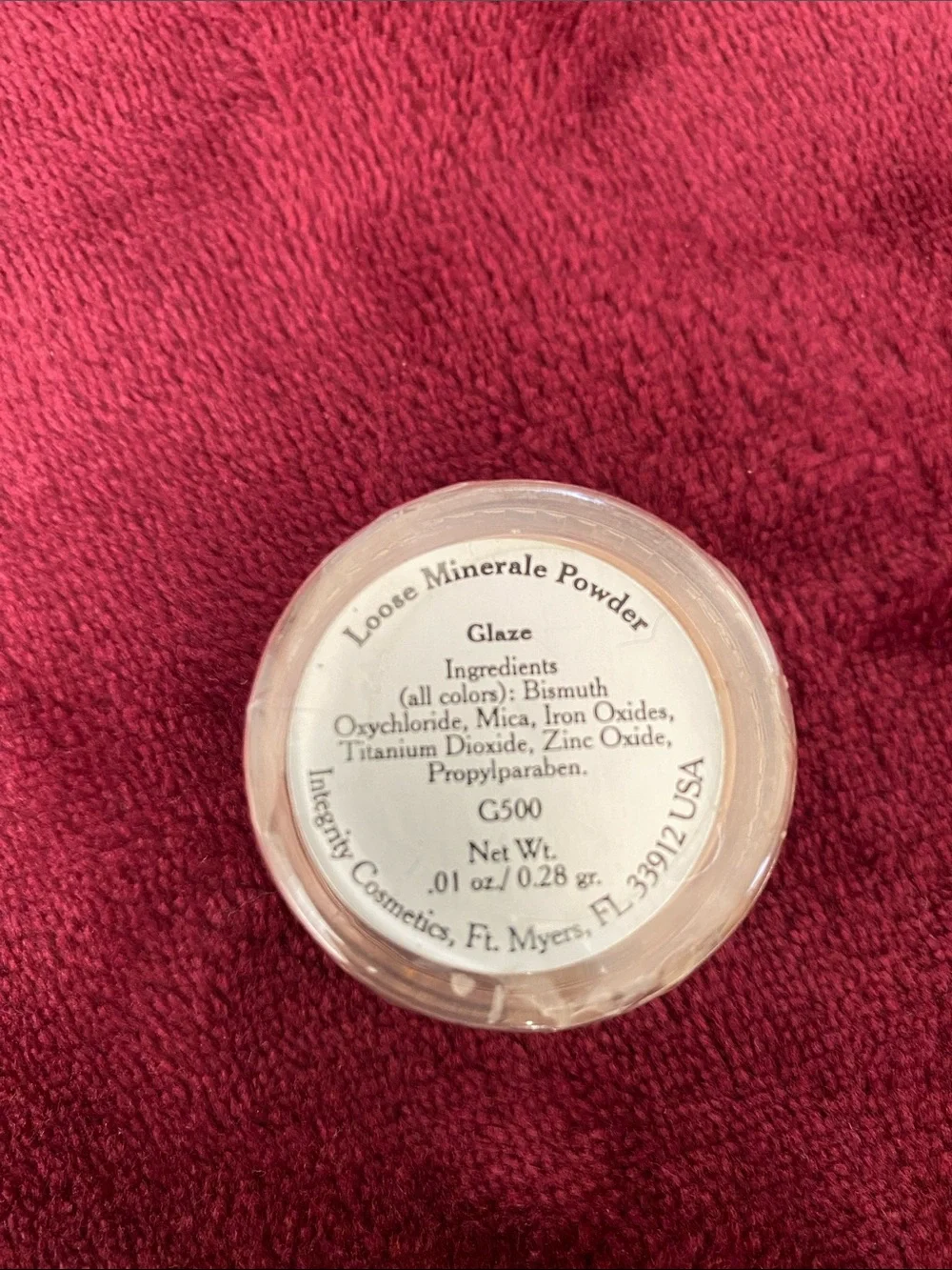 Loose mineral powder color glaze